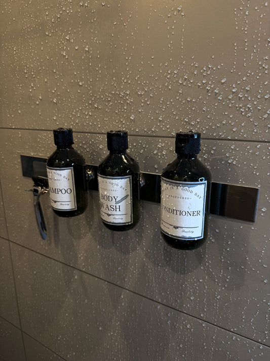 Innovatives Duschregal aus magnetischen Edelstahl, ohne Bohren